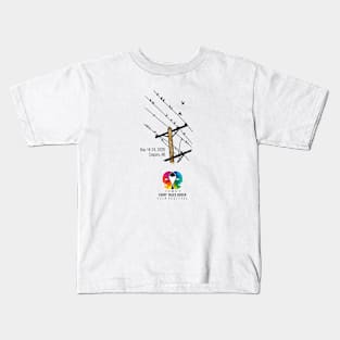 Powerline Birds Kids T-Shirt